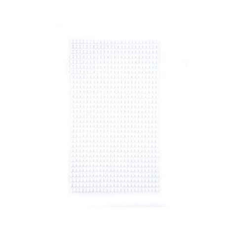 Kryształki samoprzylepne dpCraft 3mm, 806szt, White